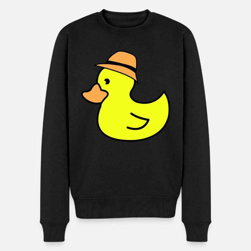 Chapeau de canard - Pull Premium bio Homme - noir