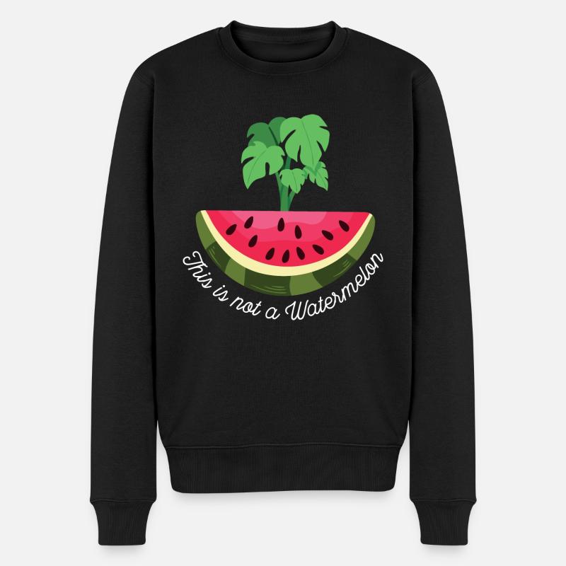 THIS IS NOT A WATERMELON - Pull Premium bio Homme - noir