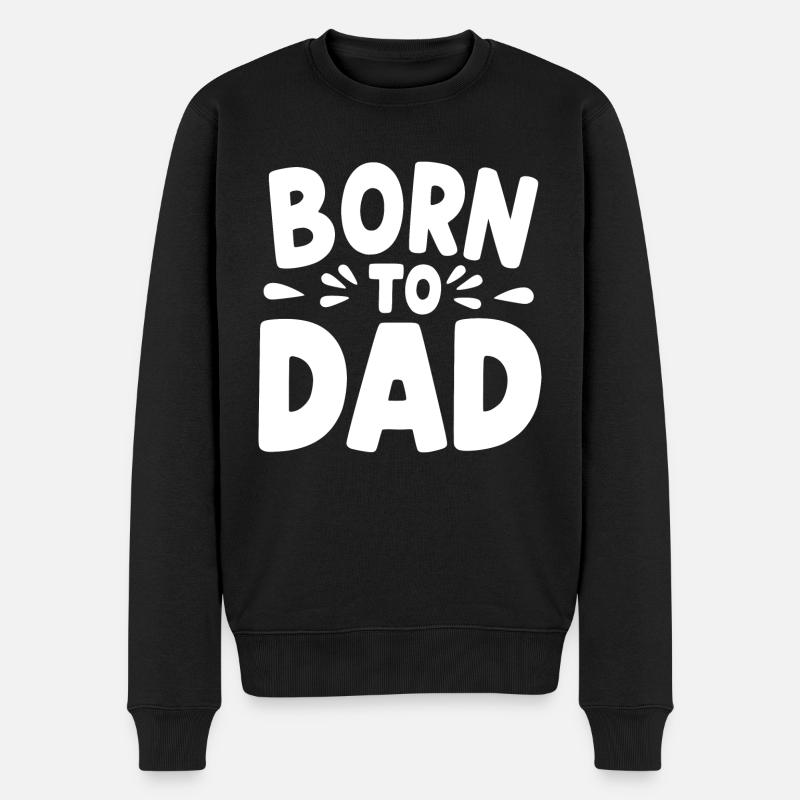 Né de papa - Pull Premium bio Homme - noir