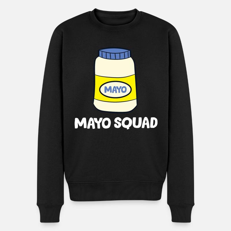 Mayonnaise - Mayo Squad - Pull Premium bio Homme - noir