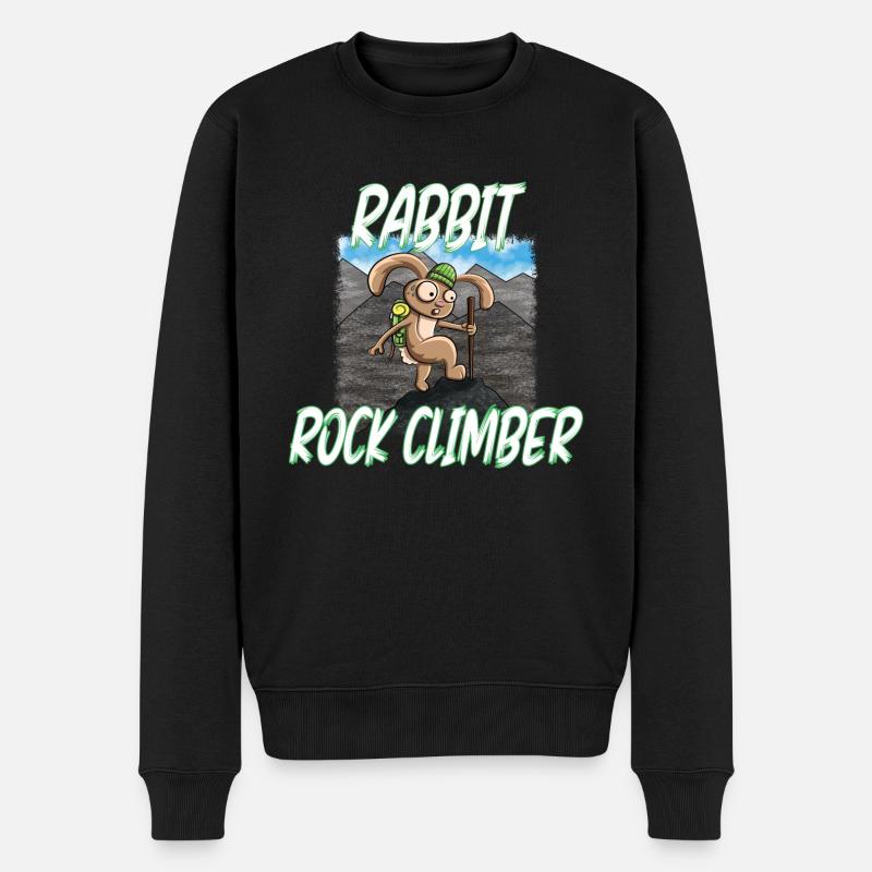 RABBIT ROCK CLIMBER - Pull Premium bio Homme - noir