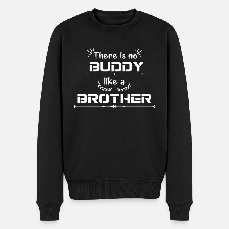 Bester Bruder - Männer Premium Bio Pullover - Schwarz