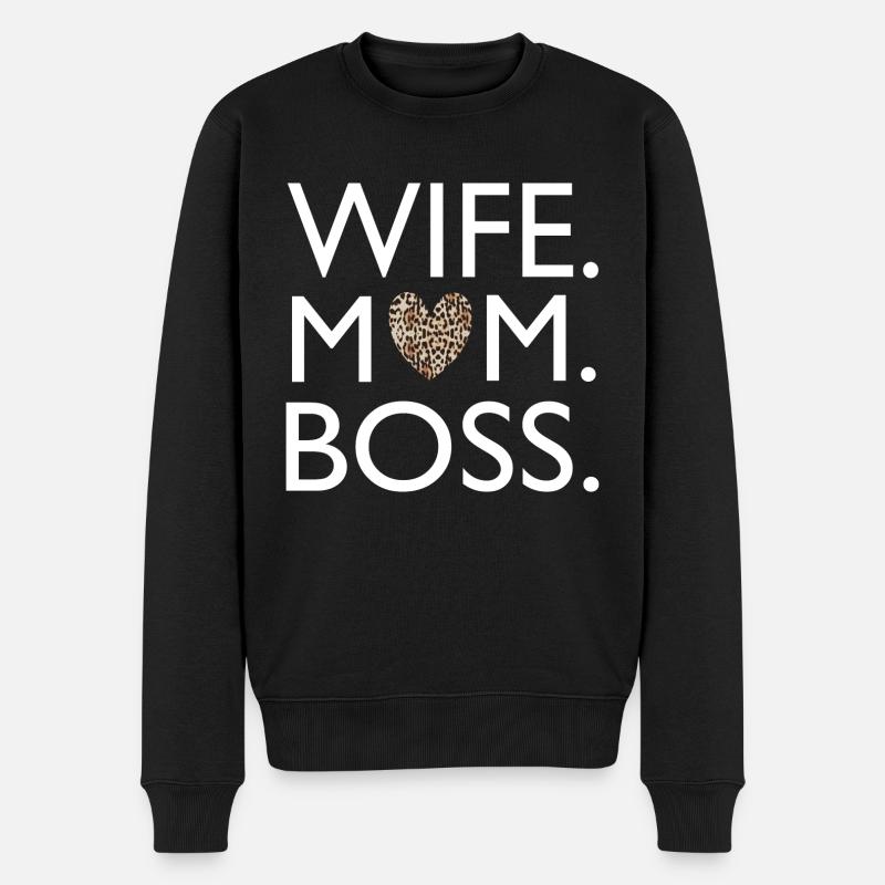 FEMME MAMAN BOS - Pull Premium bio Homme - noir