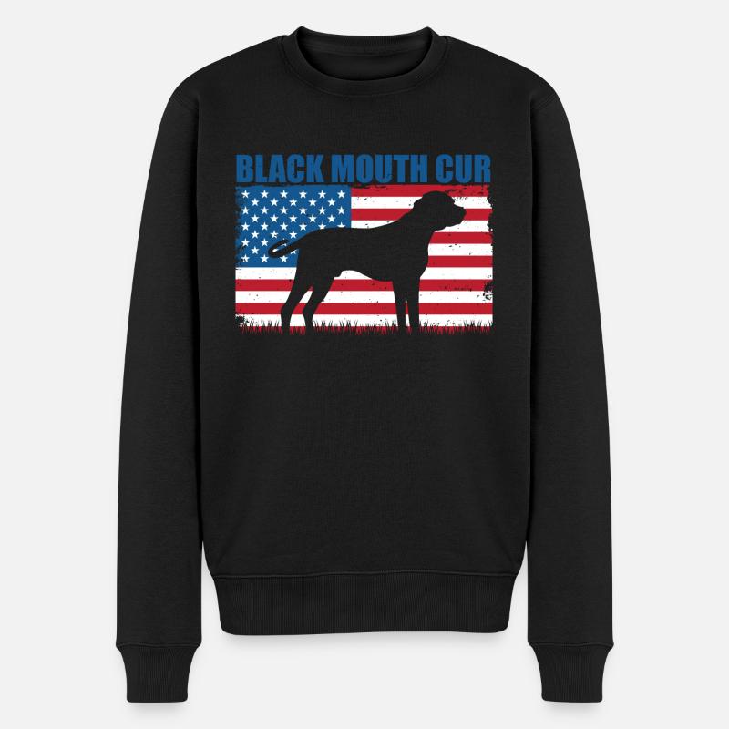 Black Mouth Cur - Männer Premium Bio Pullover - Schwarz