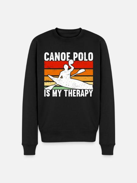 Canoe Polo - Men's Premium Organic Jumper - black