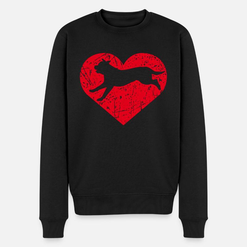 Rottweiler - Männer Premium Bio Pullover - Schwarz