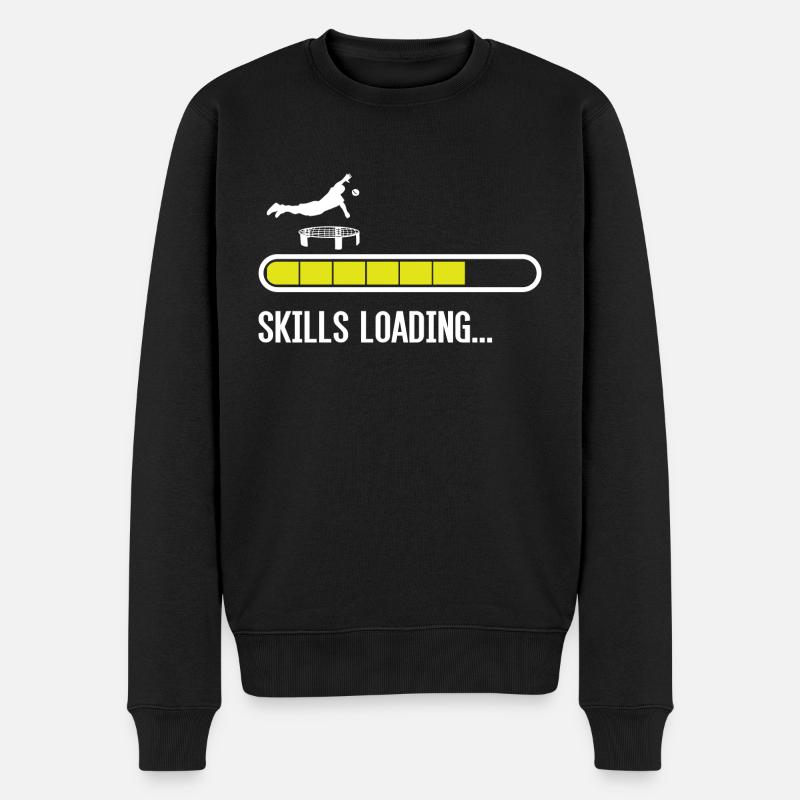 Roundnet Skills Loading - Men's Premium Organic Jumper - black