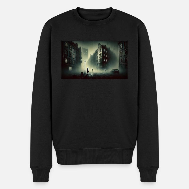 Cité Brumeuse - Pull Premium bio Homme - noir