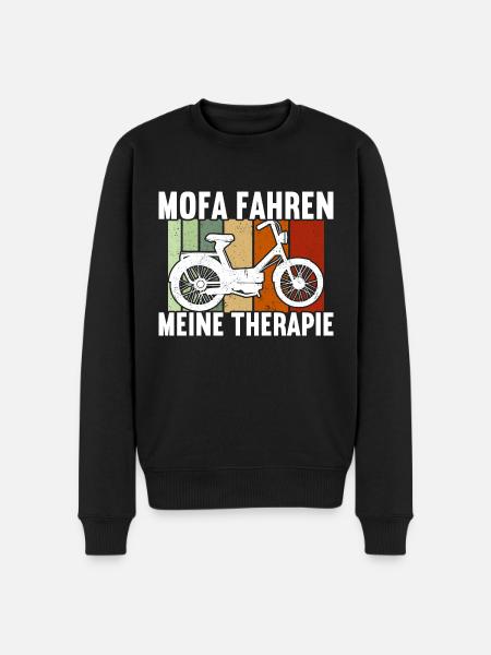 Mofa Moped Rollerfahrer Roller - Männer Premium Bio Pullover - Schwarz