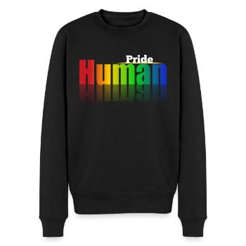 Pride Human - Pull Premium bio Homme - noir - Devant - Nico (187cm)