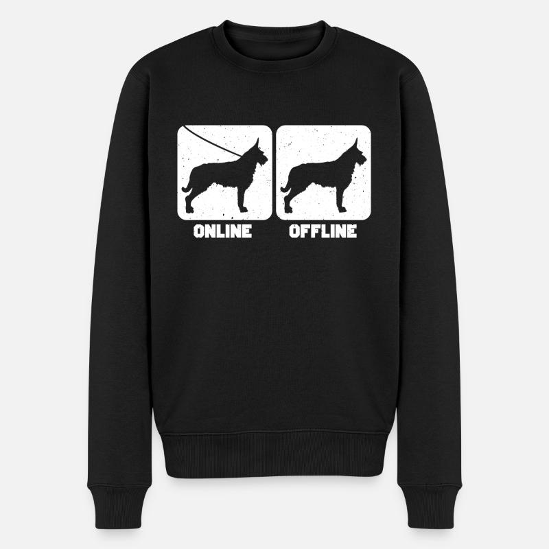 Berger de Picardie - Berger Picard - Pull Premium bio Homme - noir