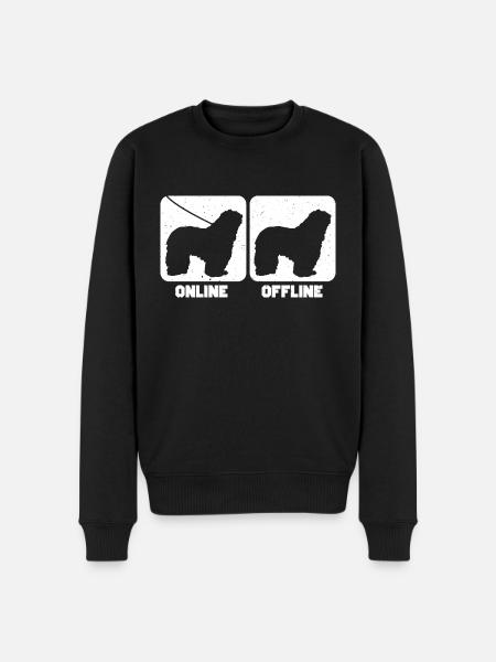 Bergamo Shepherd Dog - Men's Premium Organic Jumper - black