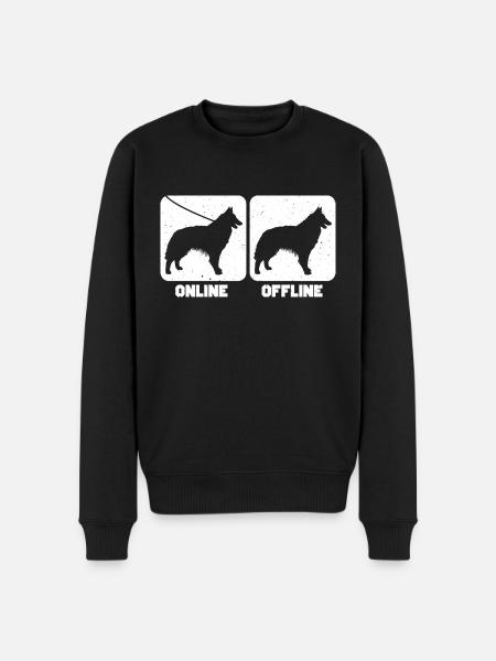 Belgian Tervuren - Men's Premium Organic Jumper - black