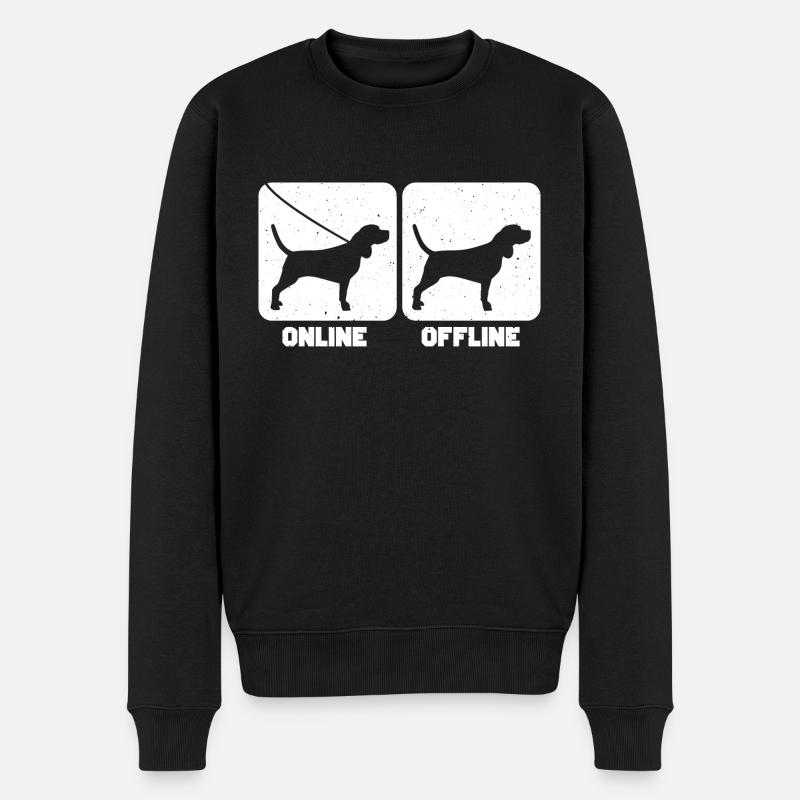 Beagle - Hunde Geschenk - Männer Premium Bio Pullover - Schwarz