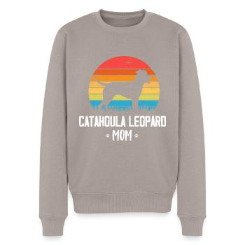 Louisiana Catahoula Leopard Dog - Männer Premium Bio Pullover - Taupe - Vorne - Nico (187cm)