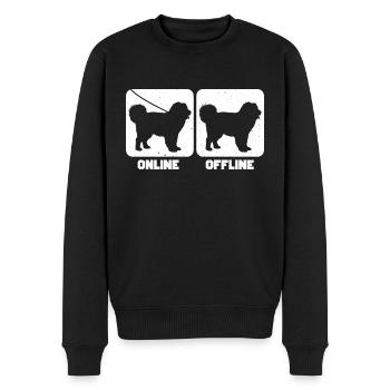 Chien de berger du Caucase Ovcharka - Pull Premium bio Homme - noir - Devant - Nico (187cm)