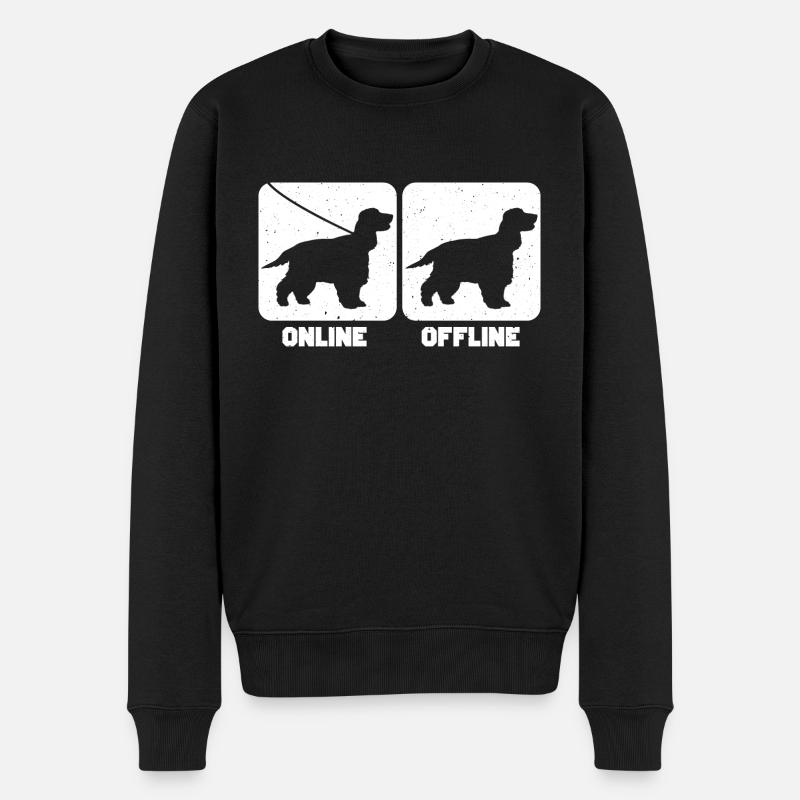 Deutsch Cocker Spaniel - Pull Premium bio Homme - noir