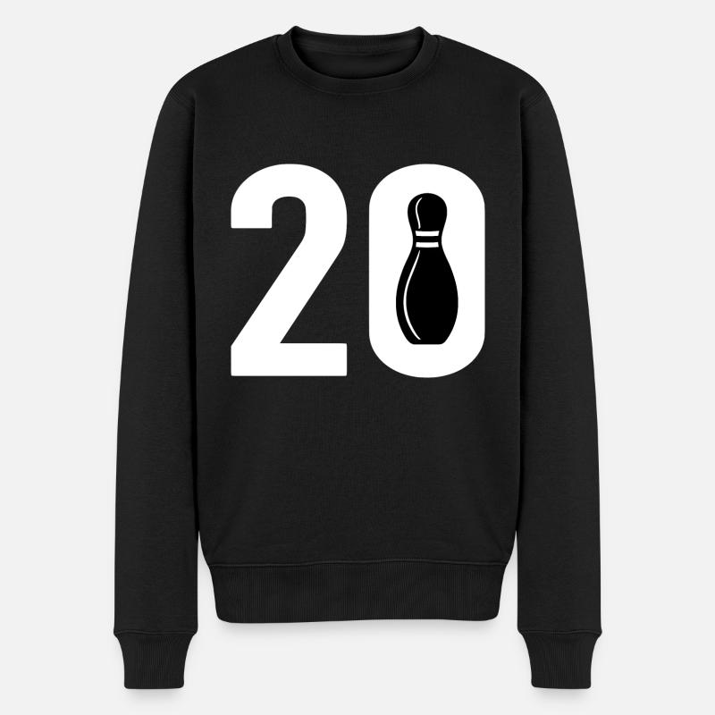 20 Bowling Bowler 20 - Pull Premium bio Homme - noir