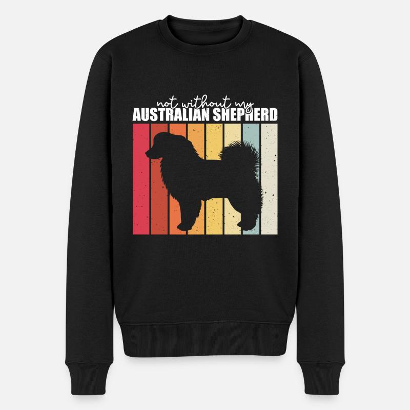 Cadeau de berger australien - Pull Premium bio Homme - noir