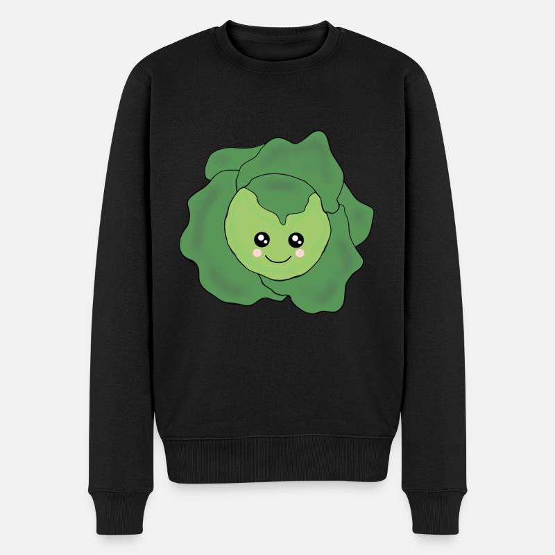 Salat Gemüse Kostüm Fasching Karneval Partnershirt - Männer Premium Bio Pullover - Schwarz