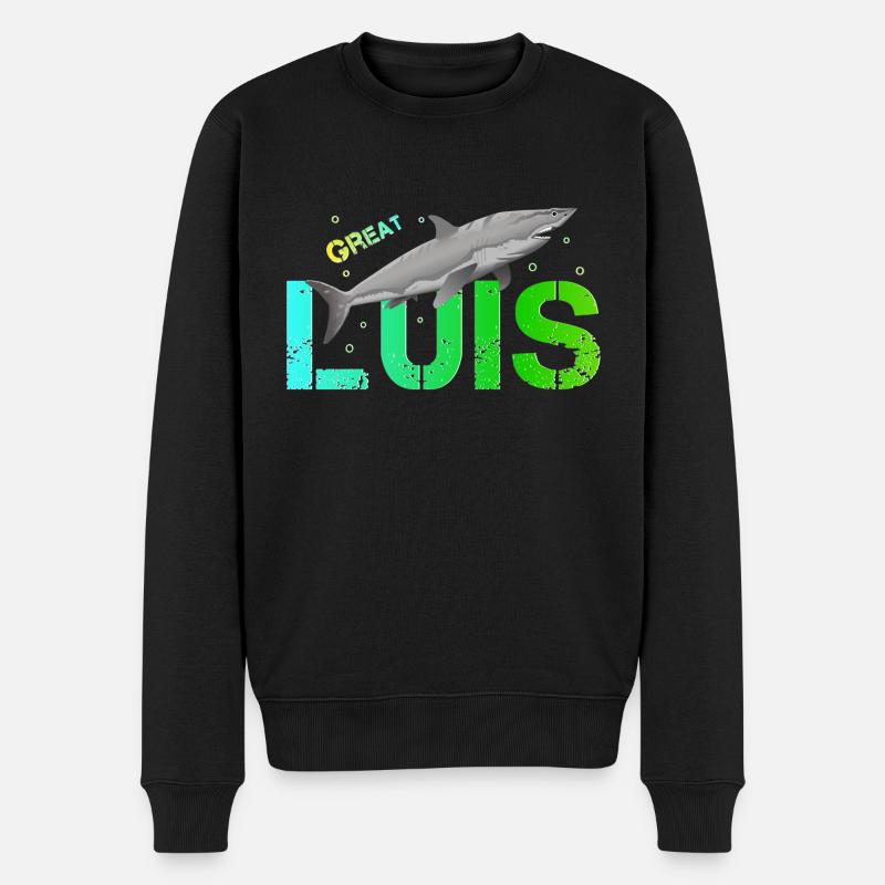 Luis - Pull Premium bio Homme - noir