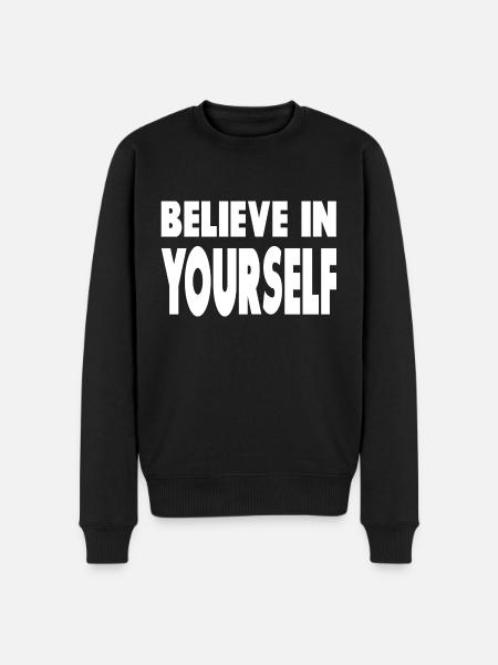 Croyez en vous - Pull Premium bio Homme - noir