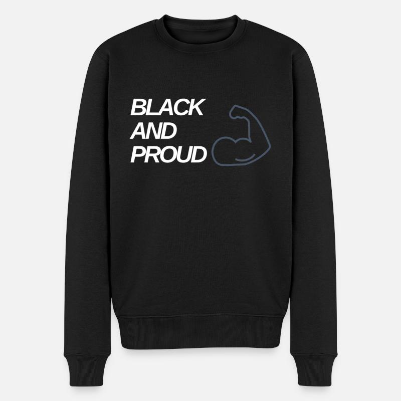 noir et fier - Pull Premium bio Homme - noir