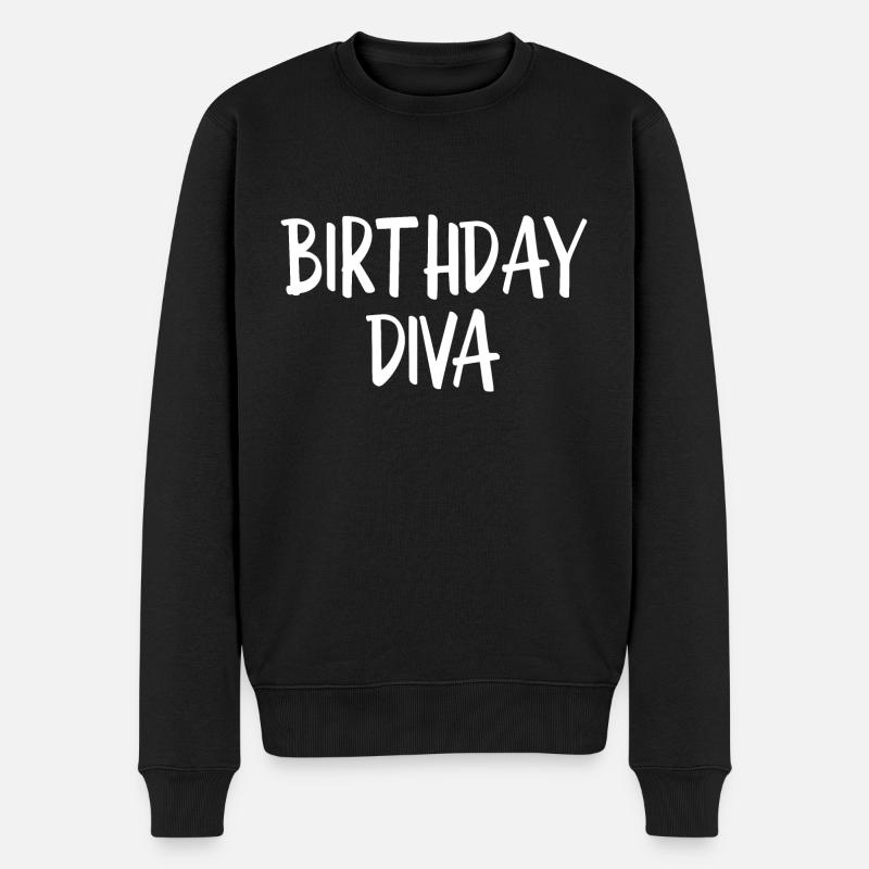 Diva d’anniversaire - Pull Premium bio Homme - noir