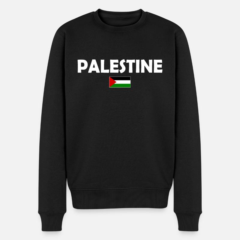 Free Palestine - Pull Premium bio Homme - noir