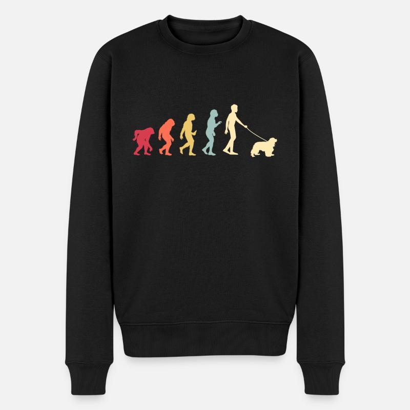 Cavalier King Charles Spaniel Cadeau - Pull Premium bio Homme - noir
