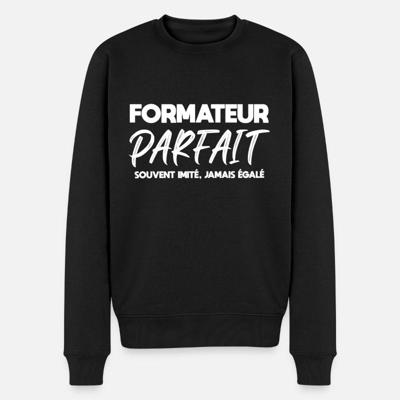 Formateur parfait cadeau drôle - Pull Premium bio Homme - noir