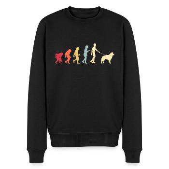Belgian Tervuren - Männer Premium Bio Pullover - Schwarz - Vorne - Nico (187cm)