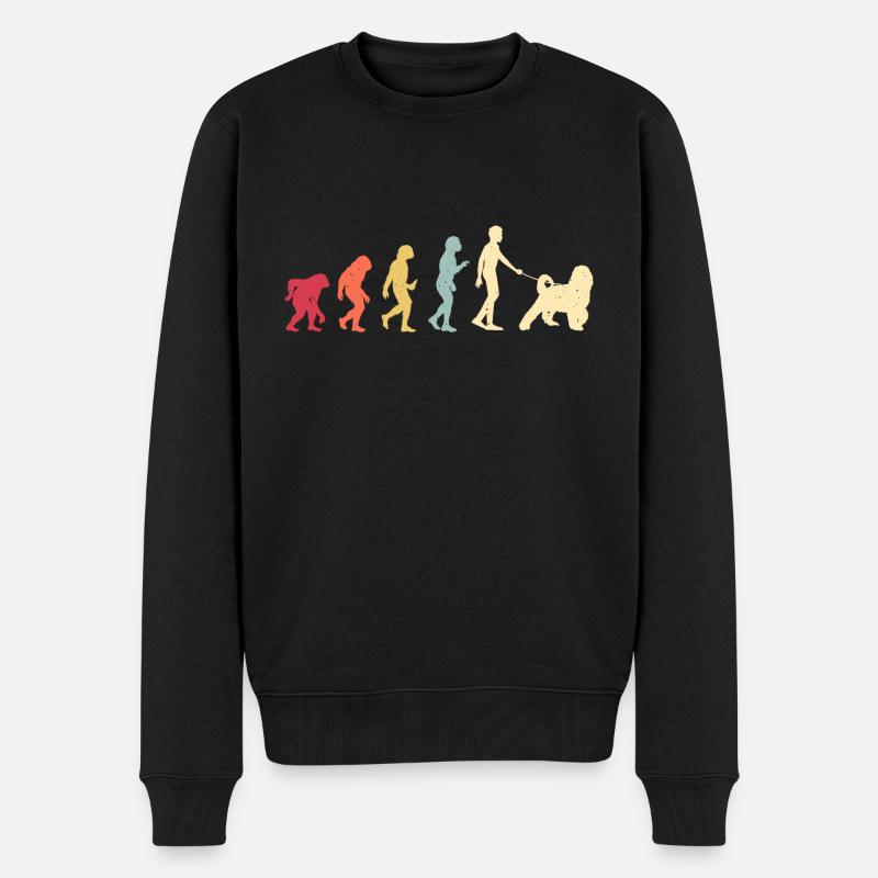Bernedoodle Chien - Pull Premium bio Homme - noir