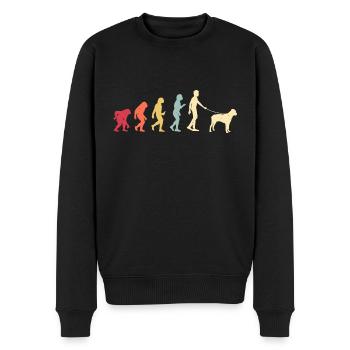 Cane Corso - Men's Premium Organic Jumper - black - Front - Nico (187cm)