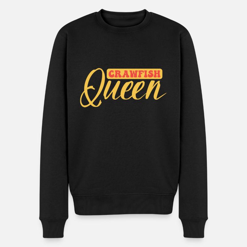 Langusten Languste - Männer Premium Bio Pullover - Schwarz