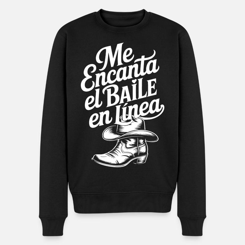 J’adore la danse en ligne - Pull Premium bio Homme - noir