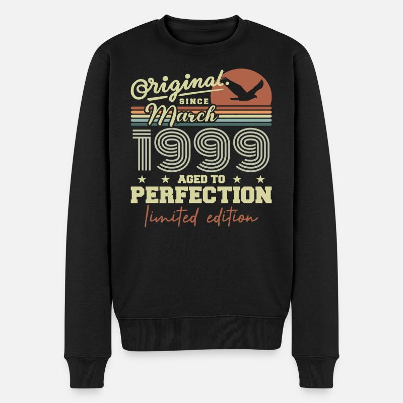 Anniversaire Mars 1999 - Pull Premium bio Homme - noir