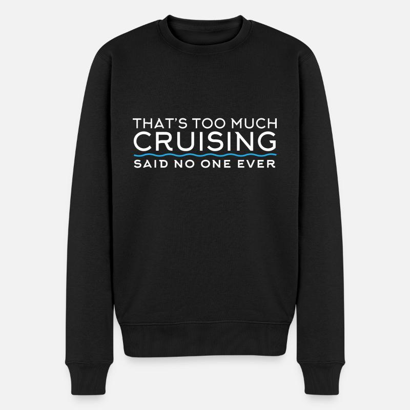 Bateau de croisière - Pull Premium bio Homme - noir