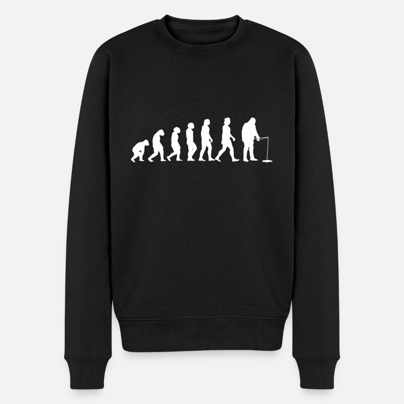Pêche à la glace - Pull Premium bio Homme - noir