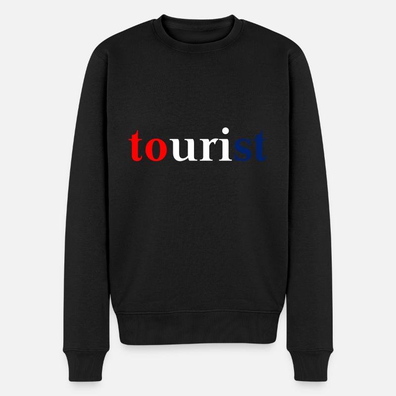 Kroatischer tourist Geschenkidee Kroatien - Männer Premium Bio Pullover - Schwarz