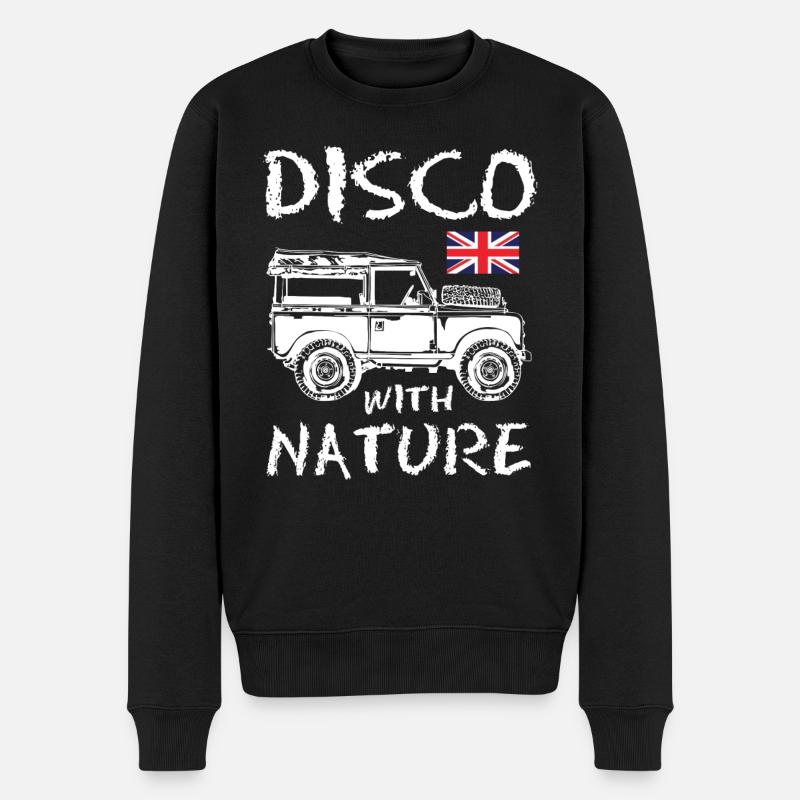Disco avec Nature Landy - Pull Premium bio Homme - noir