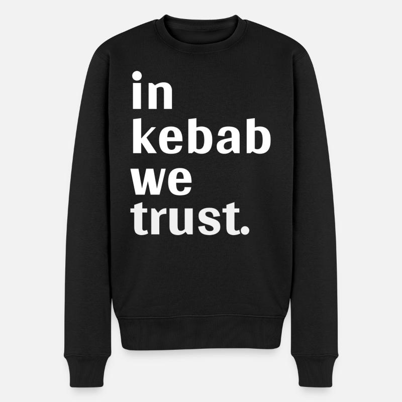 Funny Kebab - Pull Premium bio Homme - noir