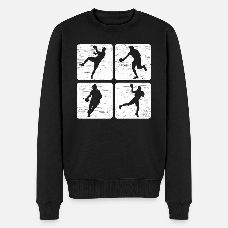 Handball Joueur de handball - Pull Premium bio Homme - noir