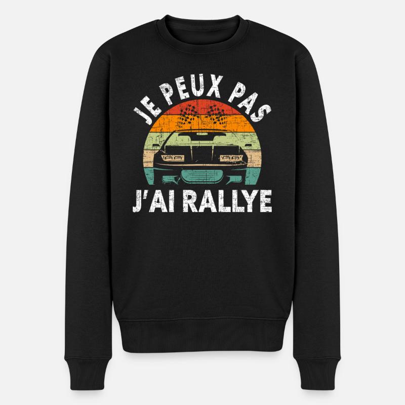 Je Peux Pas J'Ai Rallye - Pull Premium bio Homme - noir