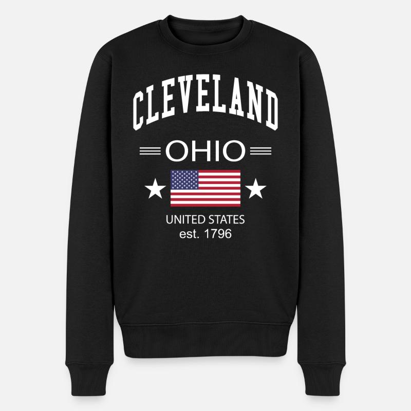 Cleveland - Pull Premium bio Homme - noir