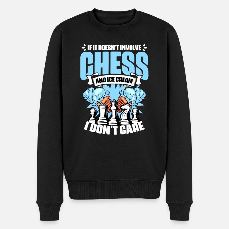 Lustiger Brettspiel-Humor für einen - Männer Premium Bio Pullover - Schwarz
