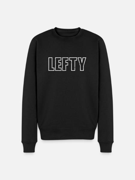 Lefty write left-handed activity - Men's Premium Organic Jumper - black