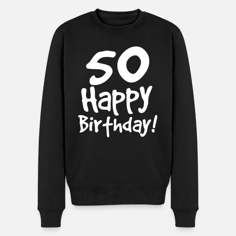 50ème anniversaire - Pull Premium bio Homme - noir