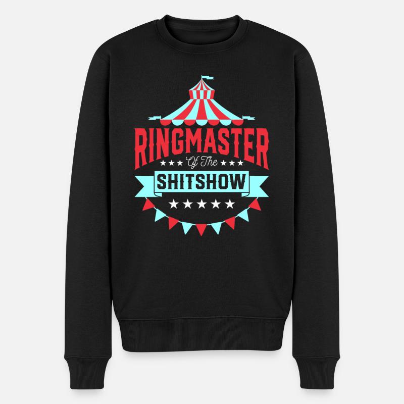 Ringmaster du Shitshow | Monsieur Loyal - Pull Premium bio Homme - noir