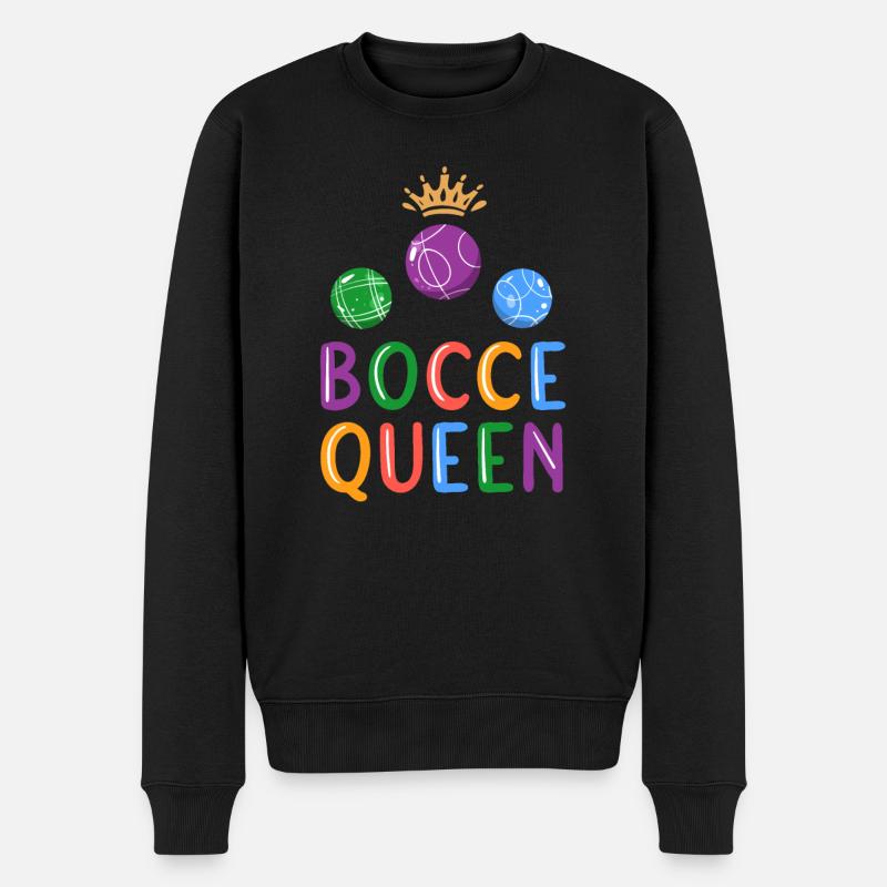 Pétanque boccia boule - Pull Premium bio Homme - noir